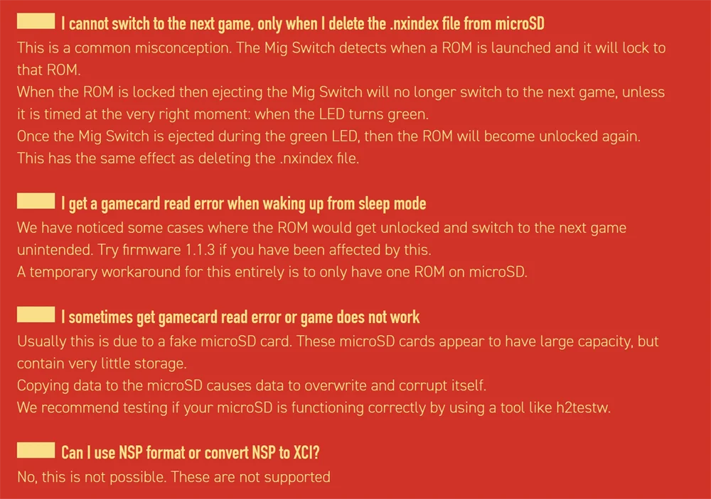 New MigSwitch V2 Ns Game Card Plug Play Mig Universal Card Switch Ns Game Console Game Card MigSwitch V1