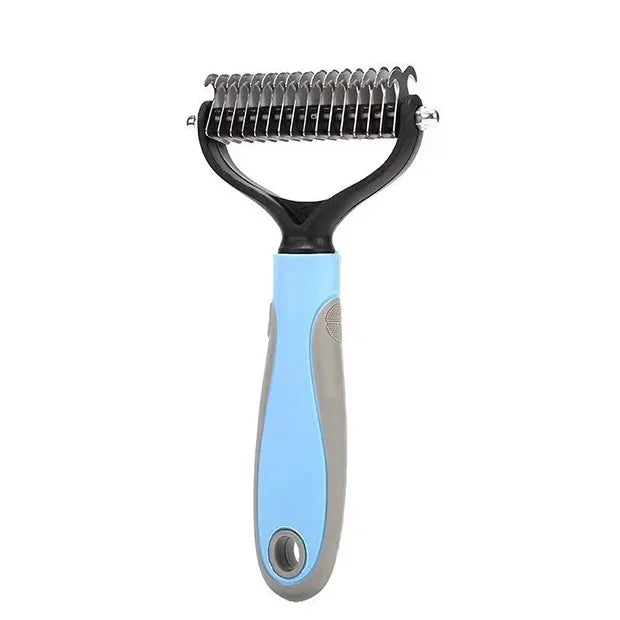 Professional pet brush, two-sided dog brush, cat brush, dog cleaning tools, flying hair lining