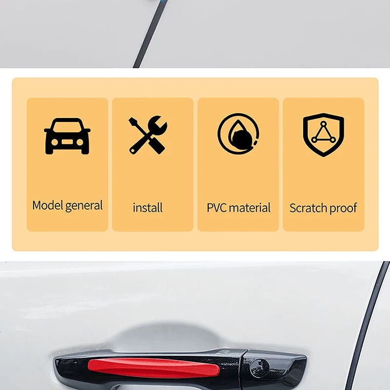 4 Piece Universal Front Rear Bumper Corner Protector Guard Car Anti-collision Protection Decoration Strip Car Accessories New