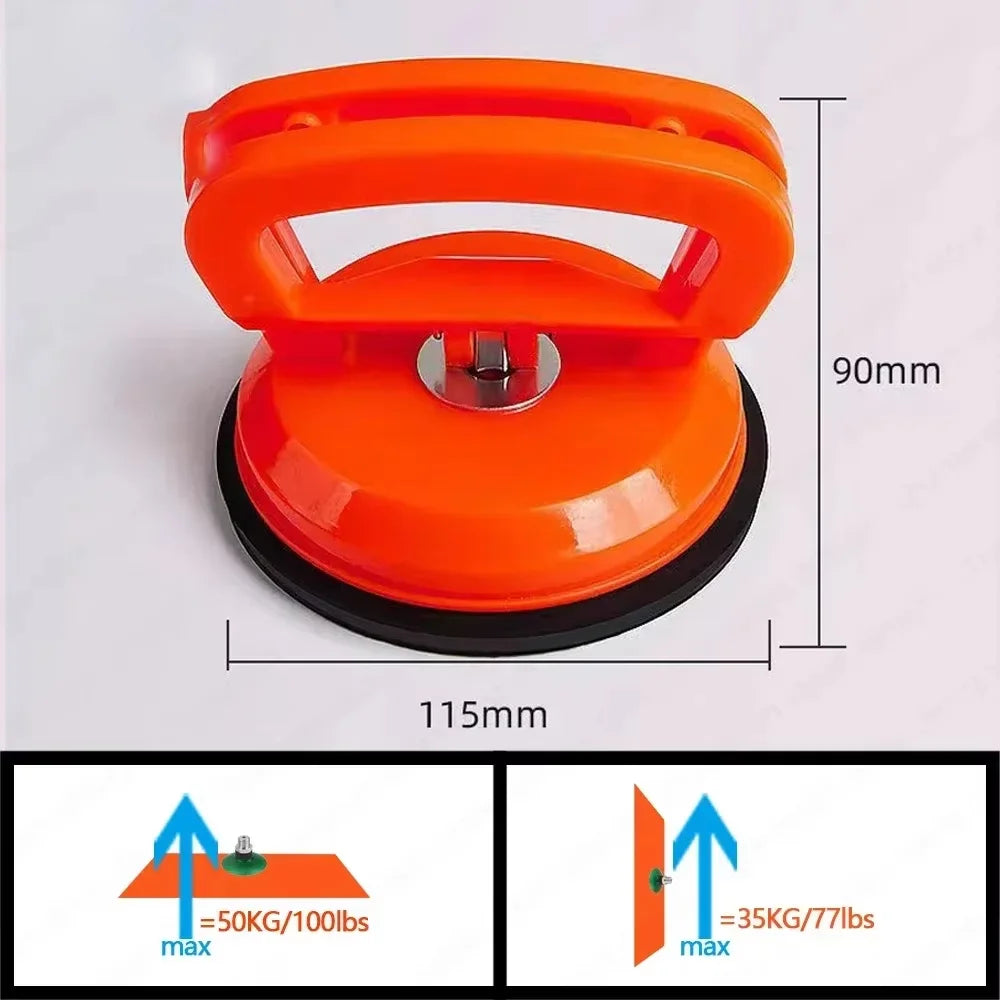 Large Car Dent Fixer Repair Suction Cups Body Repair Puller Car Dent Extractor Orange Suction Cup Repair Tools