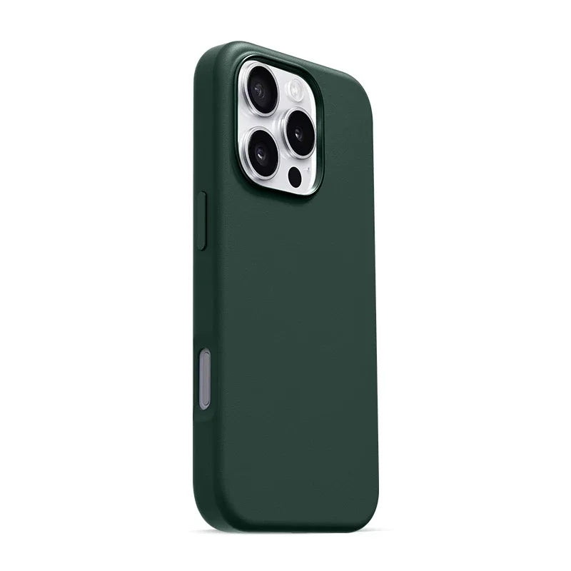 Original Leather With Magsafe Case For iPhone 16 Pro Max 16 Plus Case Wireless Charging Magnetic Cover 16Pro With Box