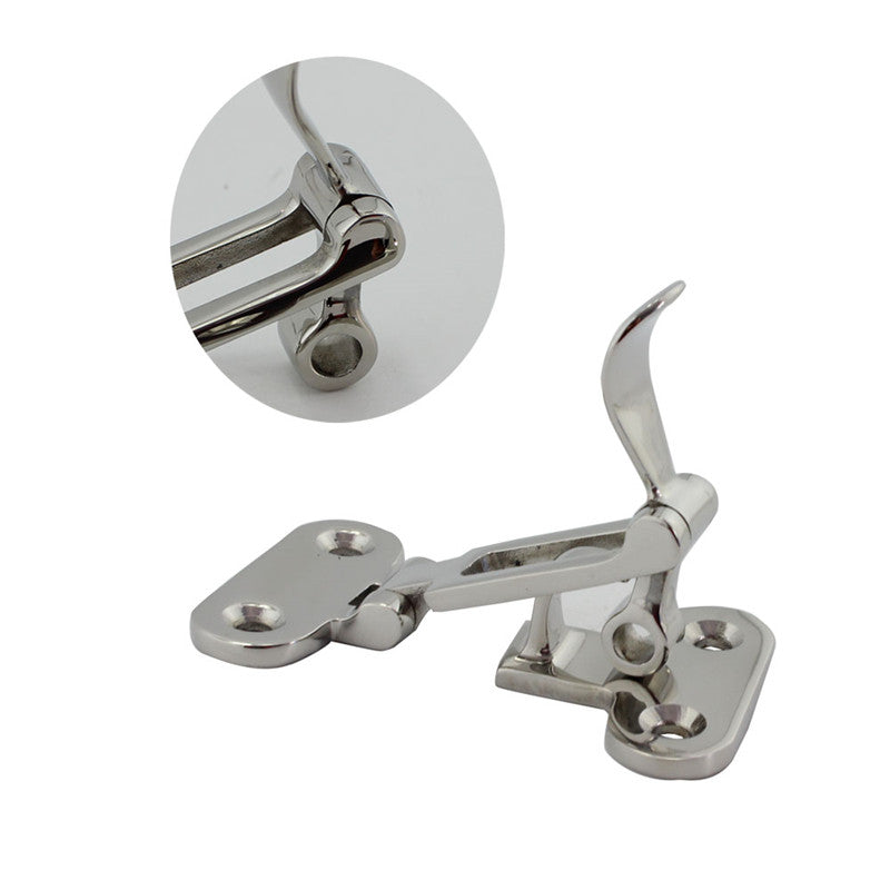 1pc Marine Boat Stainless Deck Lock Down Clamp Deck Hasp Locker Anti-Rattle Latch Fastener marine hardware laundry chute gate