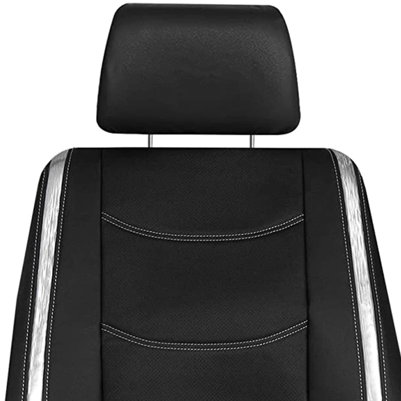 AUTOPLUS Universal Car Seat Covers Artificial Leather Bright Sheet With 3 Zipper Car Accessories Interior Seat Cushion Protector