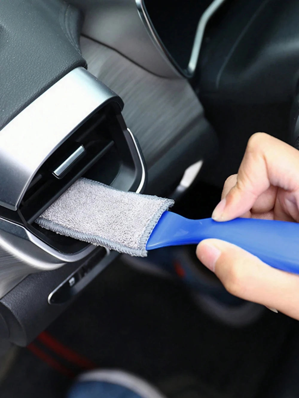Car Cleaning Brush Multifunctional Air Outlet Shutter Interior Cleaning Detail Brush