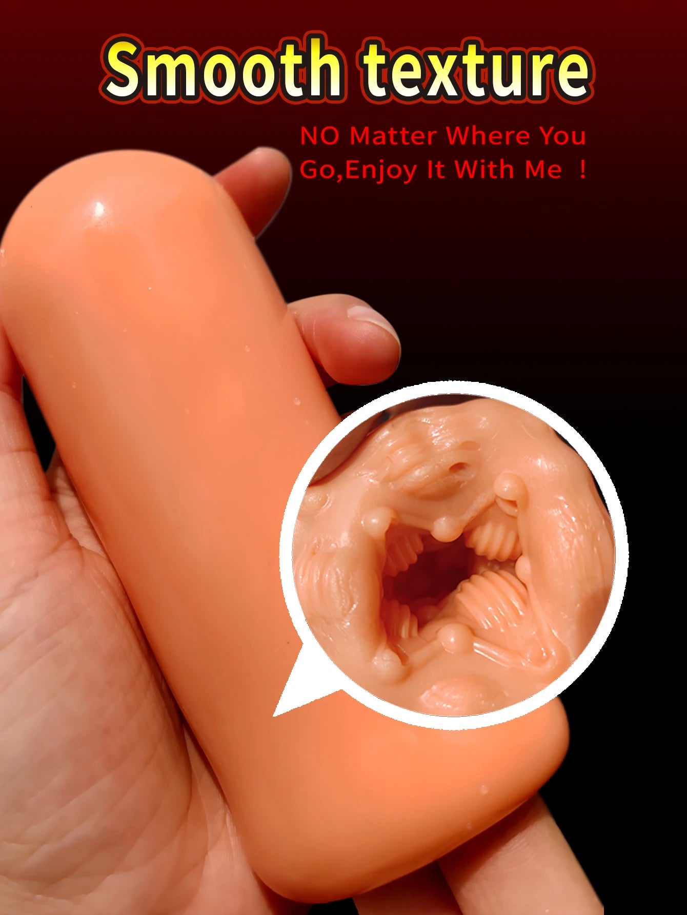 Masturbation Sex Toy For Men Male Masturbator Cup Manual Silicone Portable Sucking Airplane Cup Soft Vagina Blowjob Pocket Pussy