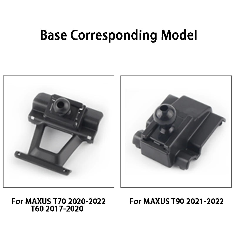 For MAXUS T70 T60 T90 2017-2022 Car Accessories Mobile Phone Holder Dashboard Air Vent Mount Bracket Stand Support Bracket