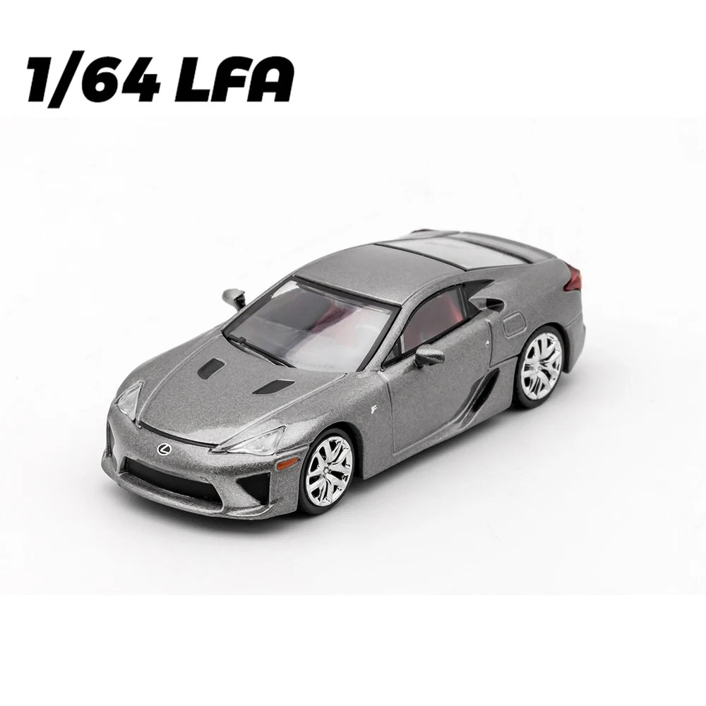 DCT 1/64 LFA Model Car Vintage Sports Vehicle Diecast Car Hobby Collection Toy With Display Case For Adults