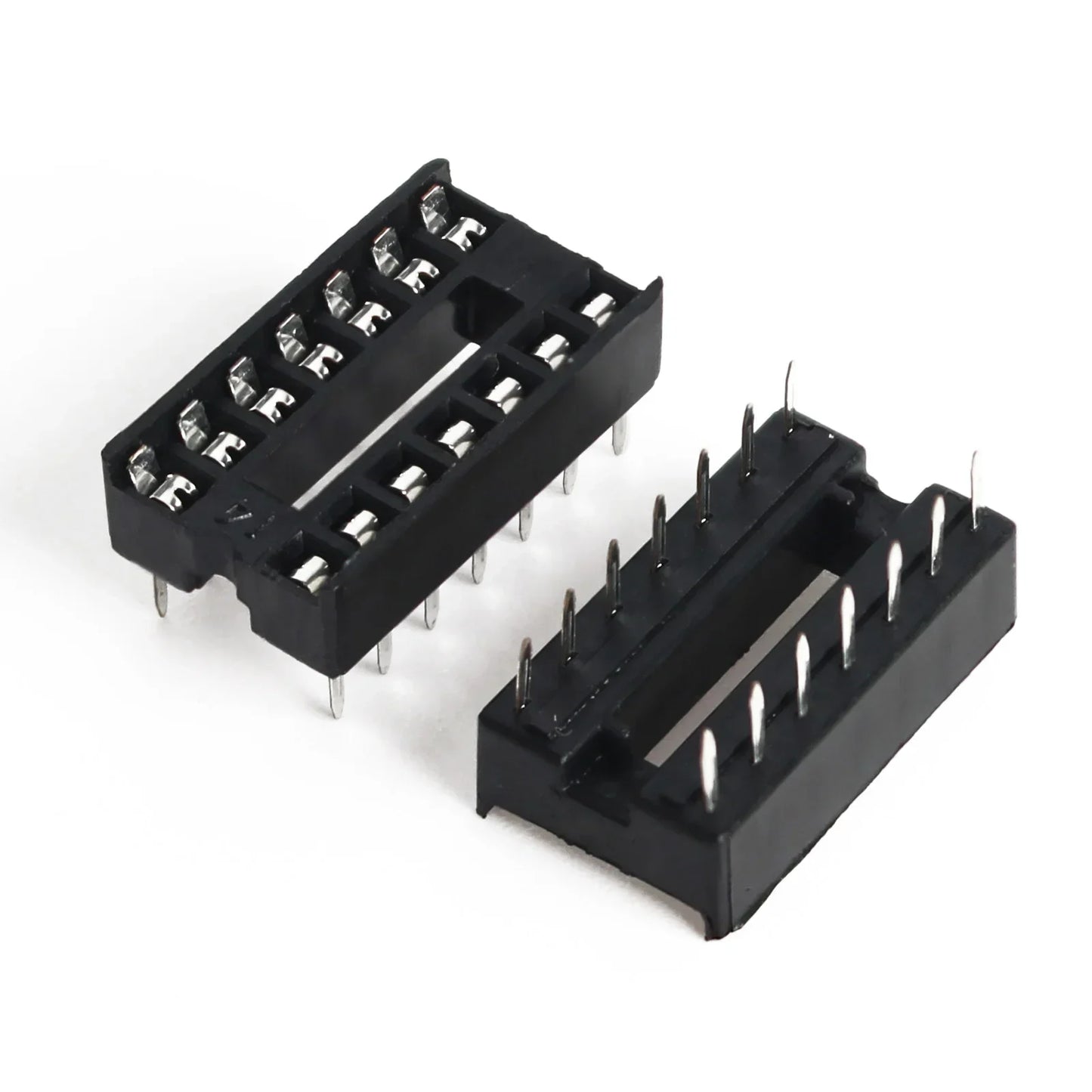 10pcs IC seat 6P/8P/14P/16P/18P/20P/24P/28P DIP IC Sockets Adaptor Solder Integrated Circuits Sockets Electronic Component
