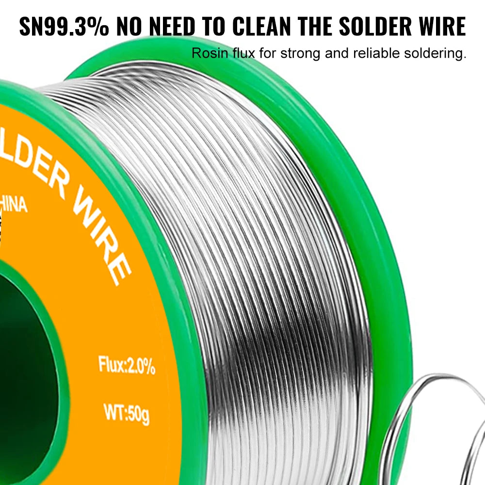 Lead-free flux core solder wire, no clean high purity solder wire, melting point 217, Sn69.3Cu0.7, 0.6mm, 0.8mm, 1.0mm