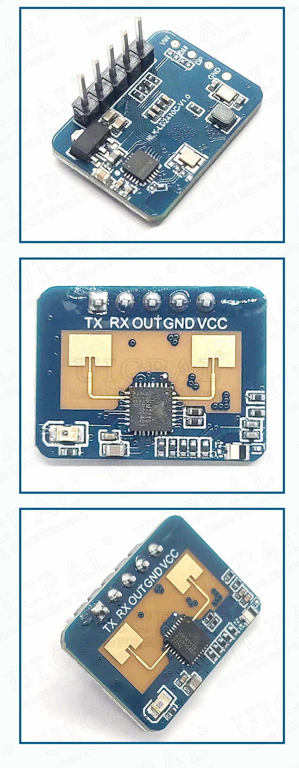 LD2410C 24GHz Human Presence Sensor FMCW Wave Radar Induction Module Body Heartbeat Detection Sensors High Accuracy