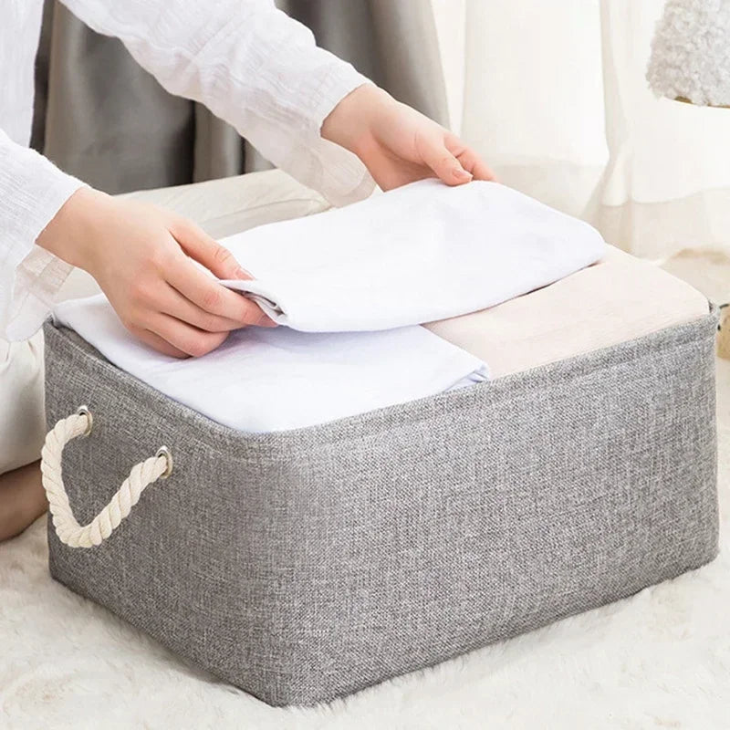 Sundries Storage Basket Cabinet Storage Box Laundry Basket for Toys Clothes Socks Book Organizer Multi-functional Storage Tool
