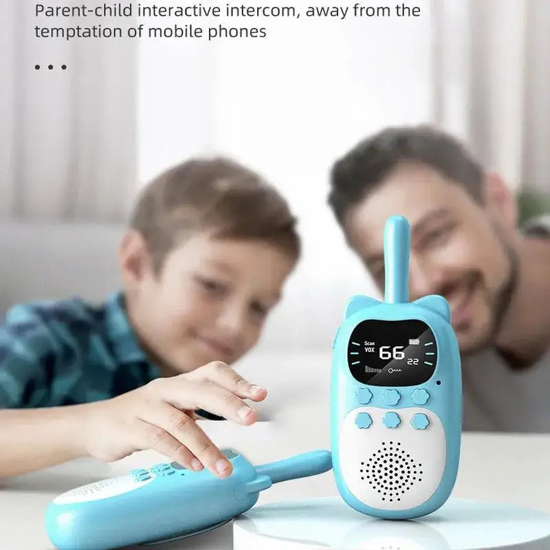 New Walkie Talkie 2pcs Kids Long Distance Electronic Toys Children Baby Radio Phone For Boys Girls Christmas Birthday Gift