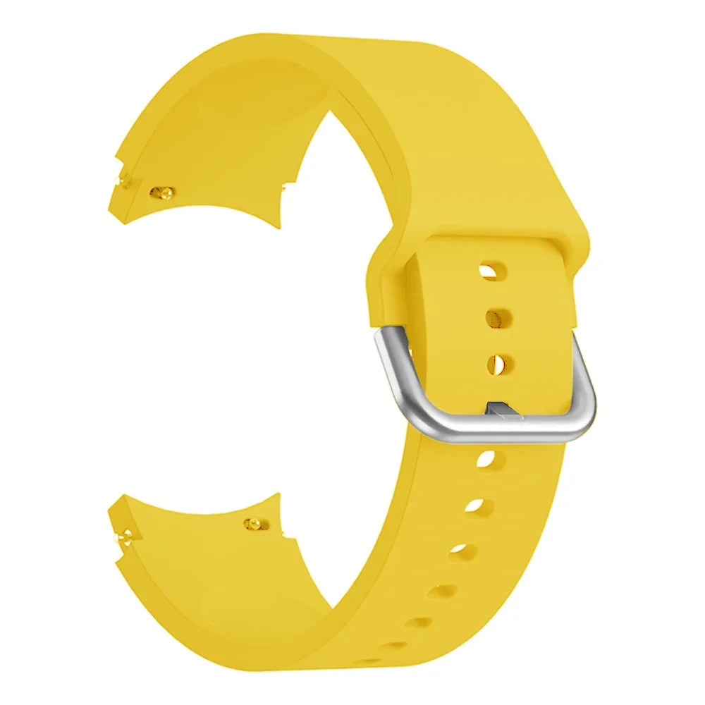 Original Silicone Band for Samsung Galaxy Watch 7 6 5 4 40mm/44mm 5Pro No Gap Bracelet Galaxy Watch 6/4 Classic 46mm 47mm Strap