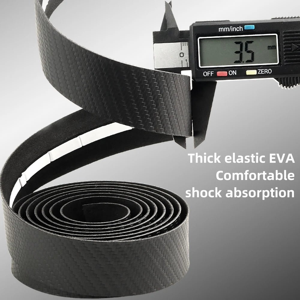 MOTSUV Road Bicycle Bar Tape Cycling Cork Shockproof Sport Handlebar Bandage EVA Wrap Bent Bar Tape+2 Bar Plug Bike Accessories