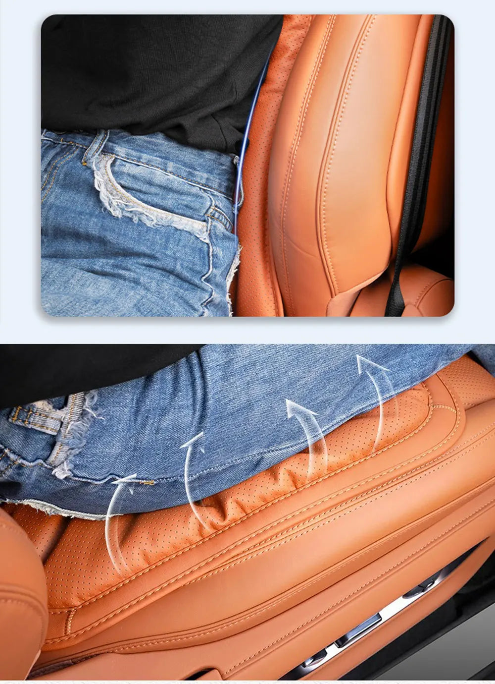 Leather Car Seat Cover For Lexus IS220D NX300H RX350 ES300H GX460 IS200 UX 250H RX 450H Breathable and Non-slip Car Seat Cushion