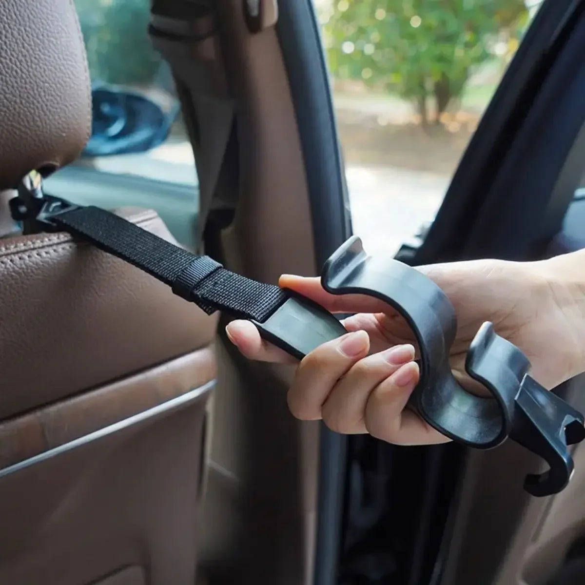 2Pcs car multifunctional rear seat trunk hooks seat backrests umbrella brackets car accessories travel accessories