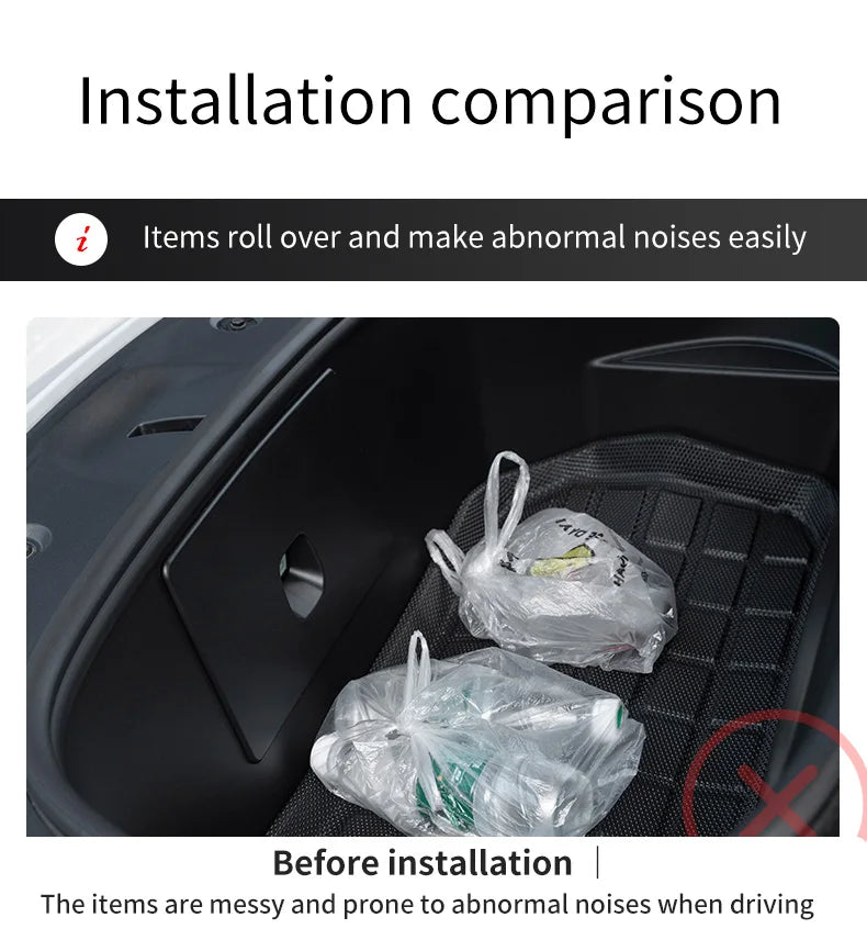 2pcs Front Trunk Hook for Tesla Model Y Storage Clips Hooks for Tidying Stowing Bags Umbrella Car Trunk Organizer ABS 2021-2023