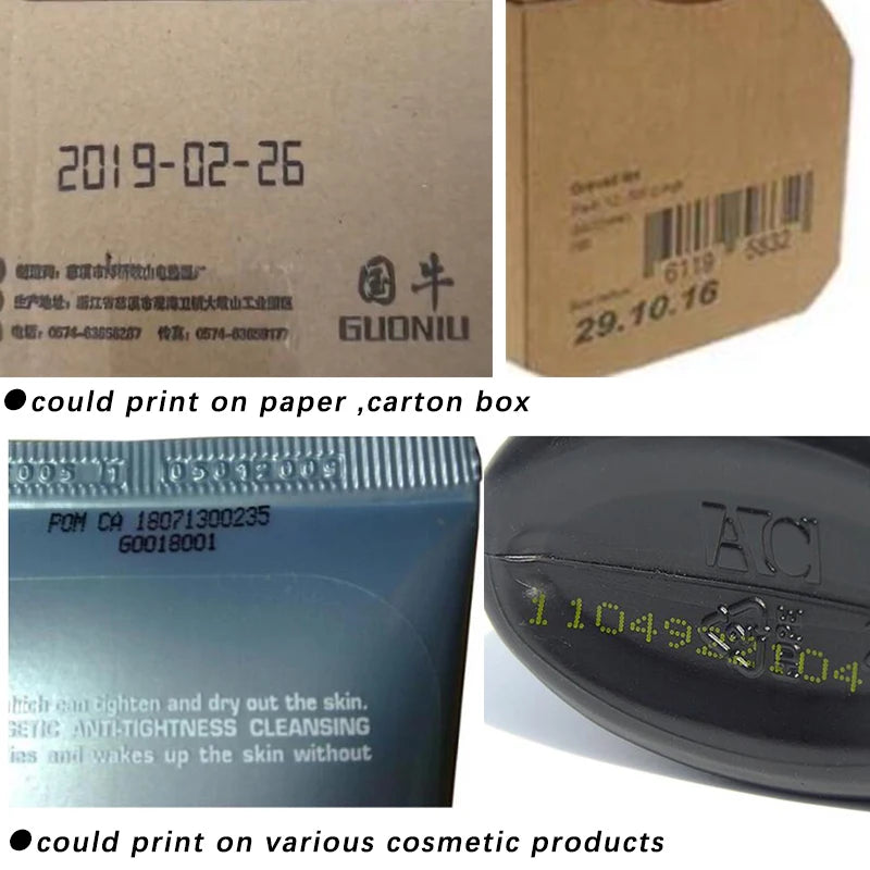 YAOMATEC 1790 12.7MM 28 Languages Code Date Number Logo High Quality Handheld Inkjet Printer Gun Portable Inkjet Coding Machine