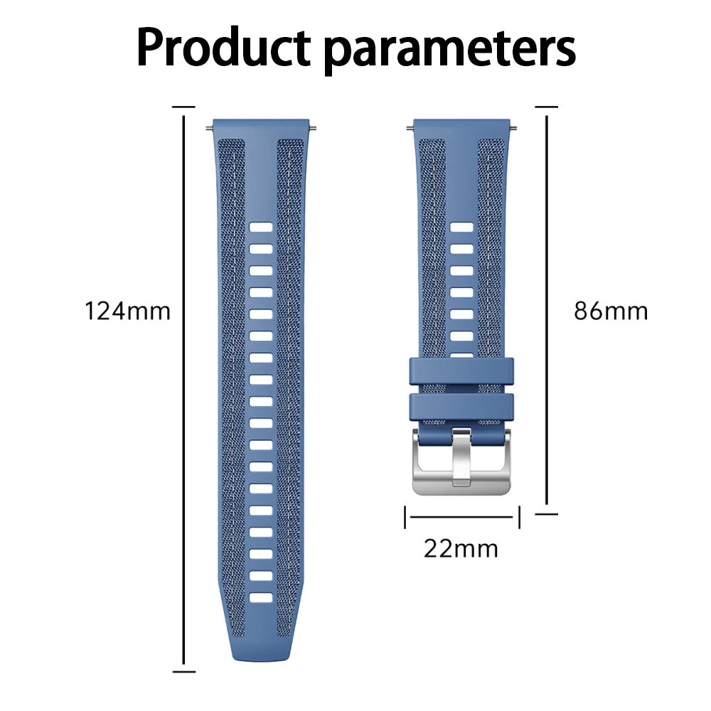 Official 22mm Nylon Straps For HUAWEI WATCH GT5 Pro 46mm Band Sport Composite Wristbands Bracelet GT4 GT3 GT2 GT5 Accessories
