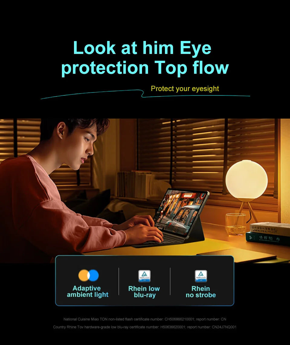 Lenovo XIAOXIN Pad Pro12.7 2025 Entertainment Office Learning Game Tablet Super Interconnection Tianji 8300 2.9k 144Hz Gray