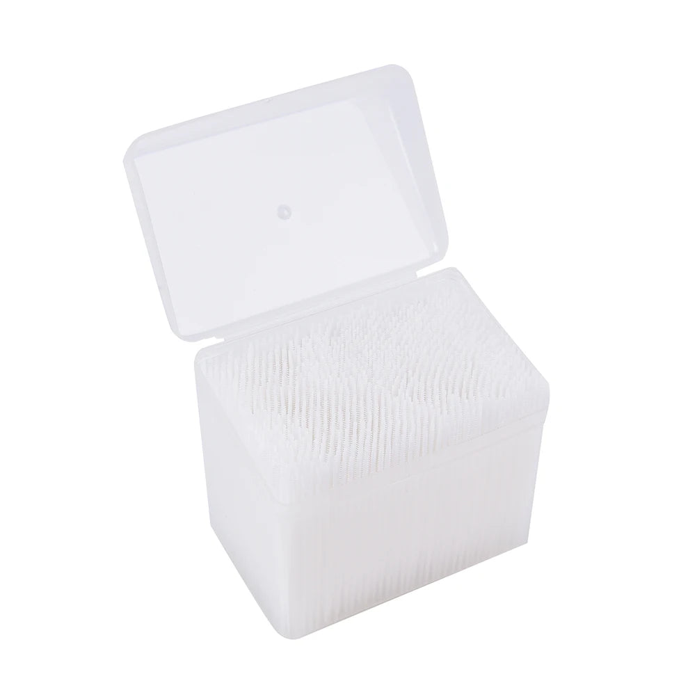 1Box 1100pcs 2 Way Interdental Brush Tooth Pick Plastic Dental Picks Oral Hygiene Wholesale 6.5cm