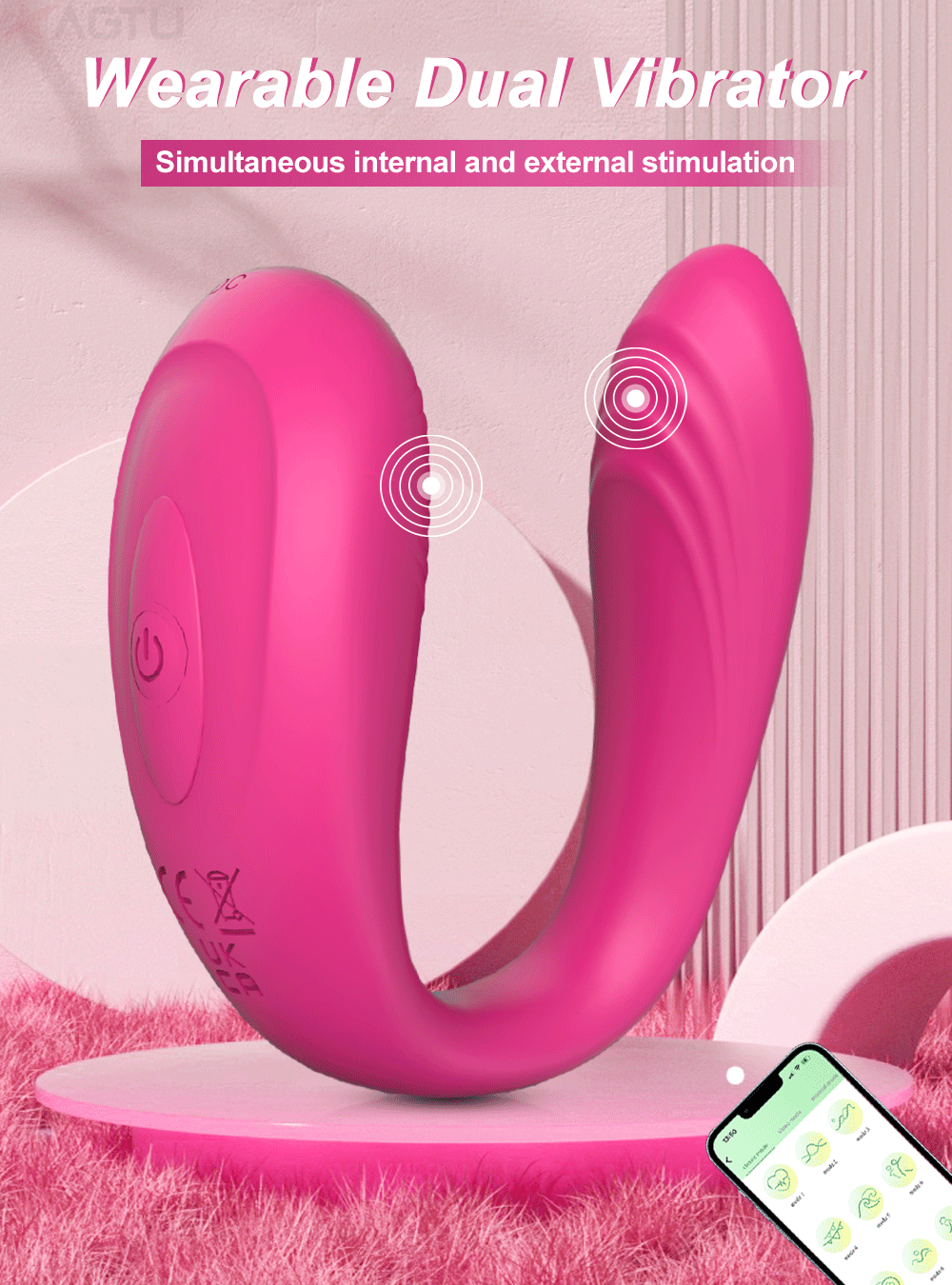 Xbonp Powerful Remote Control Vibrator Adult Sex G Spot Sexy Toys Female Clitoris Stimulator Dildo for Couples Women Panties