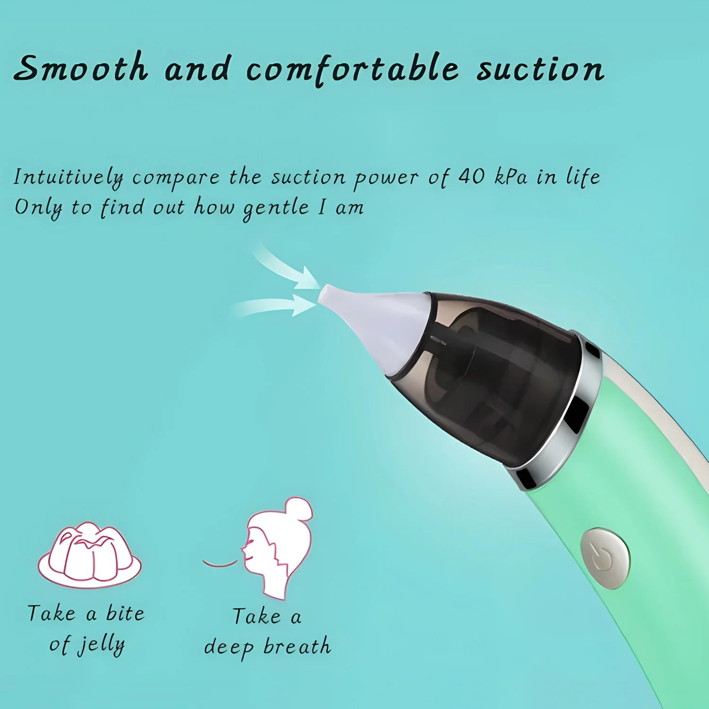 New Electric Baby Nasal Aspirator Electric Nose Cleaner Sniffling Equipment Safe Hygienic Nose Snot Cleaner For Newborn