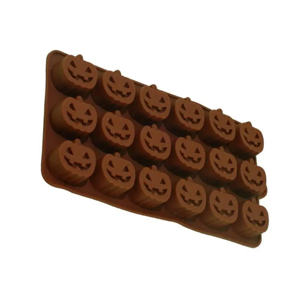 1~10PCS Silicone Chocolate Baking Molds Halloween Pumpkin Cake Decoration Candy Jelly Fondant Cookies Molds Kitchen Tools