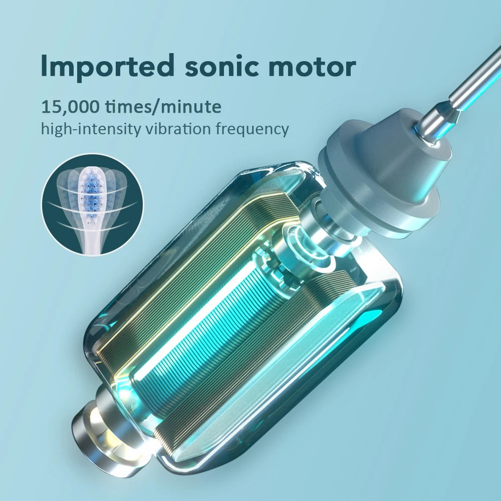 6 Modes Electric Toothbrush Rechargeable Toothbrush High Vibration Dental Tooth Whitening Cleaner Electric Brushes Oral Care