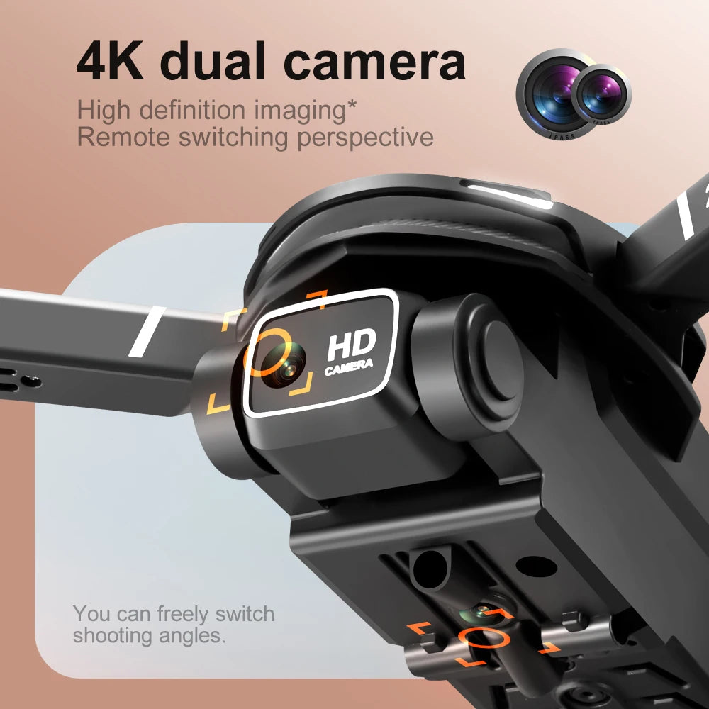 New V88 Mini Drone 4K HD Dual Camera 5G GPS Obstacle Avoidance Photography Optical Flow Foldable Quadcopter Toy UAV