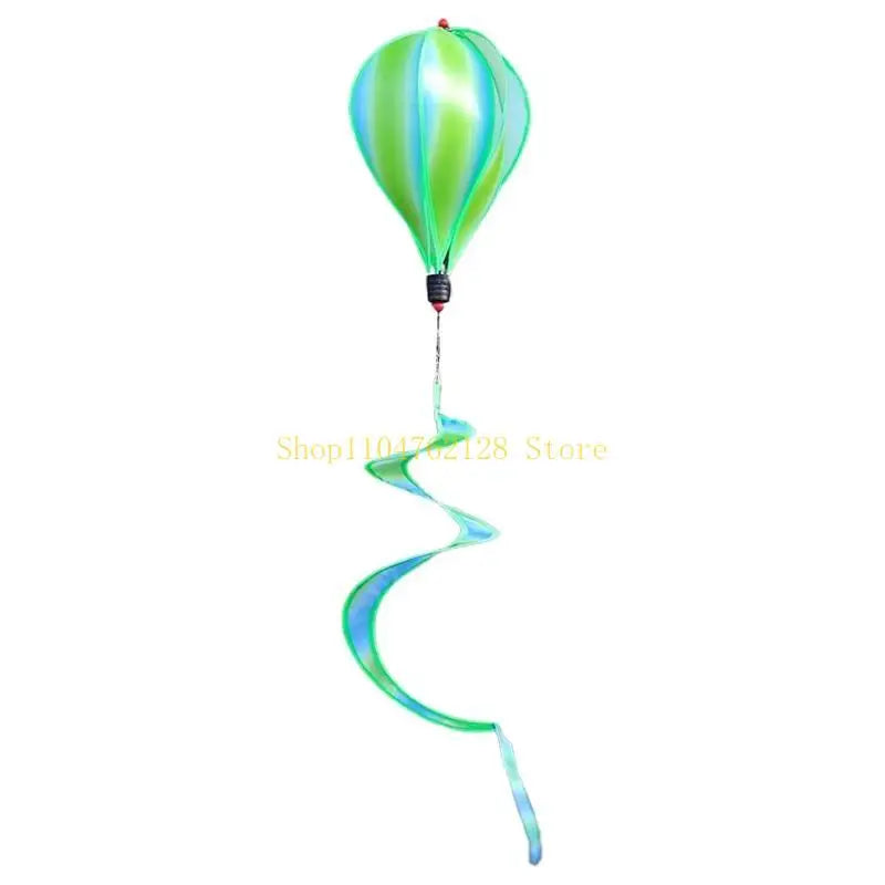 Rotating Wind Striped Tie dye Windsock Hanging Ornament Decor Supplies best sale