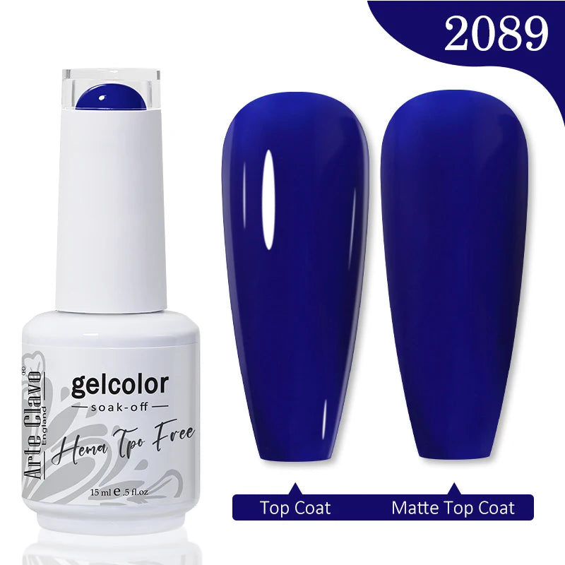 Arte Clavo HEMA TPO FREE Gel Nail Polish Jelly 15ml LED Nail Gel Hybrid Varnish Matt Top Base Coat Nail Art Gellak Primer