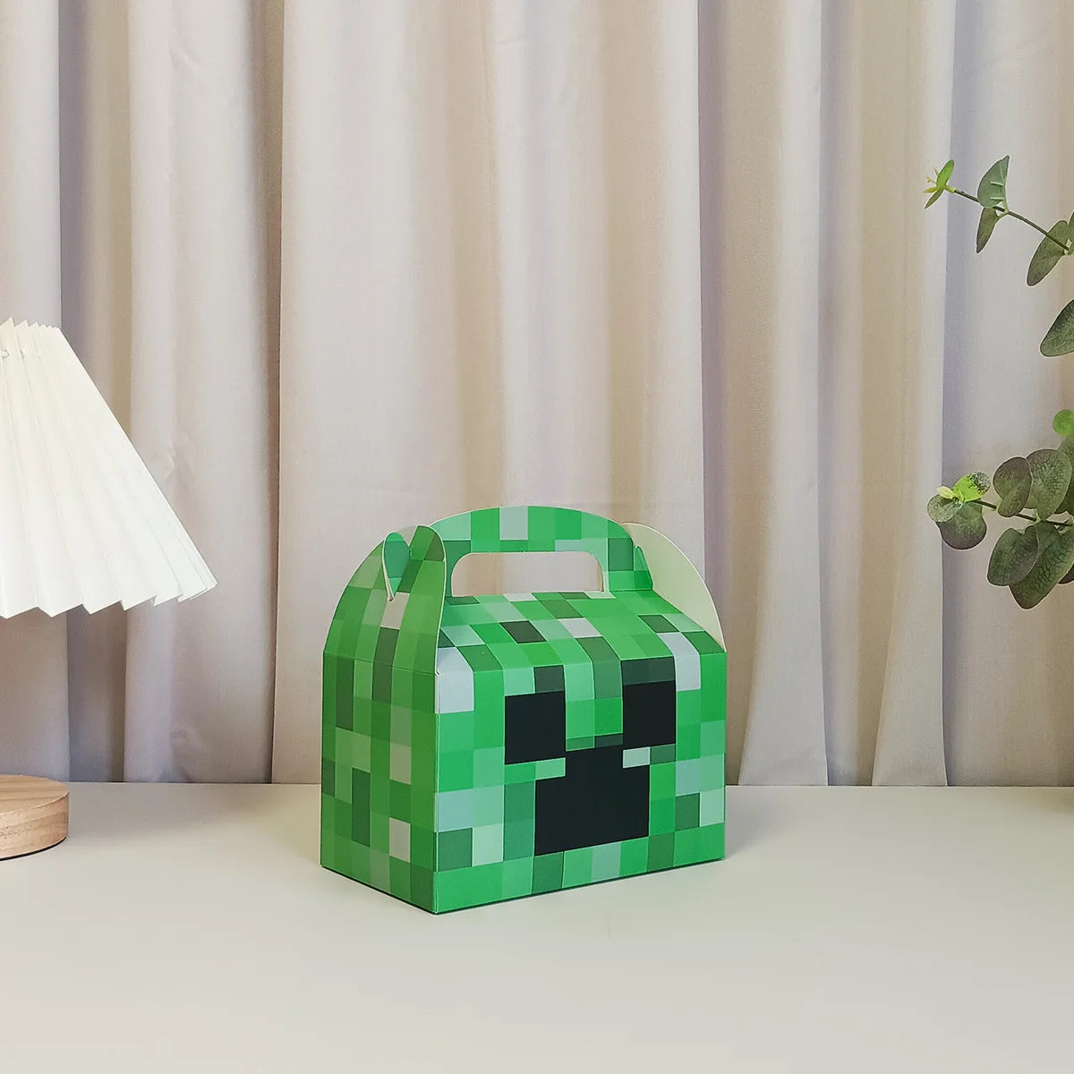 6/12/24pcs Hot Cartoon World Pixel Game Candy Box Birthday Party Baby Shower Decoration Paper Bag Gift Boxes 2025