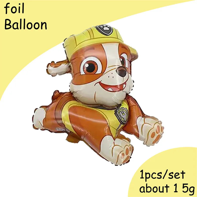 New Paw Patrol Birthday Decoration Dogs Rubble Disposable Tableware Cup Plate Tablecloth Baby Shower Kids Girl Boy Party Supplie