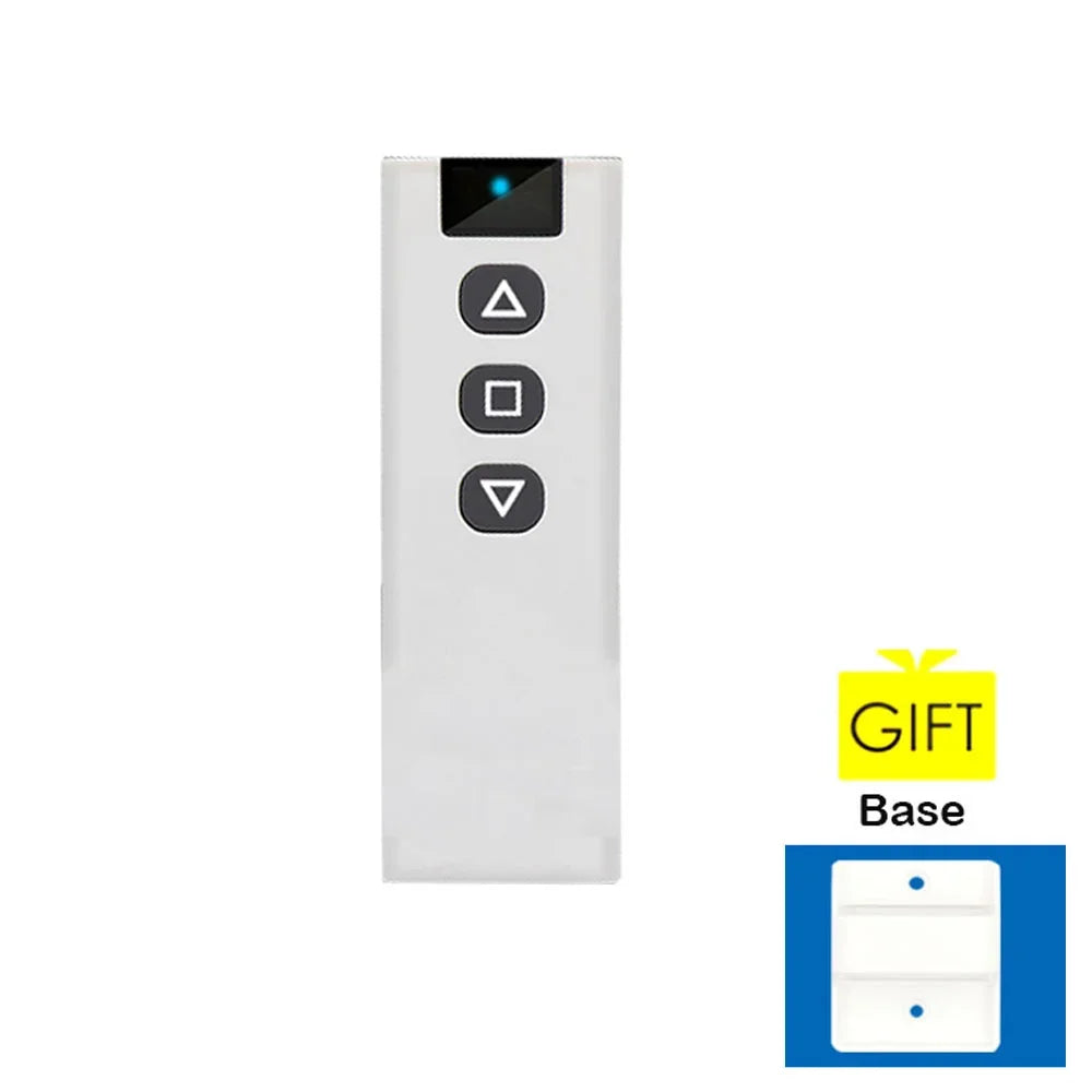 Tuya Smart Life WiFi 433Mhz Blind Curtain Switch with RF Remote for Electric Roller Shutter Google Home Alexa Smart Home Control