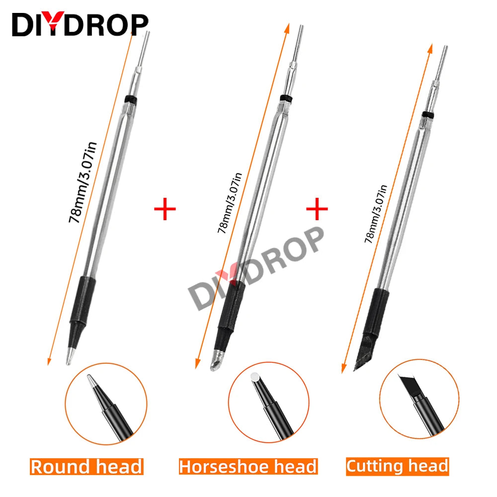 USB Soldering Iron Set Mini Digital Electric Soldering Iron Kit Type-C Interface Adjustable Temperature Solder Welding Iron Tool