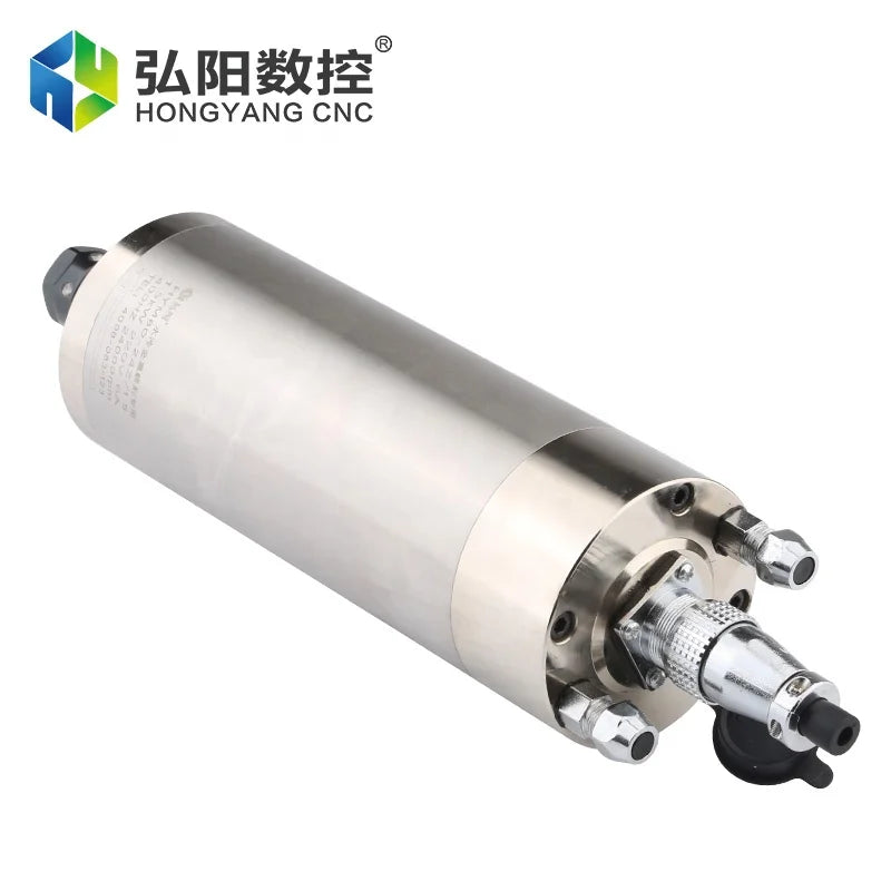 HotHYCNC 1.5kw 220v Soft Metal Milling Drilling Spindle Motor Water Cooled Cnc Router Tapping Drilling Motor Machine Tool Spindl