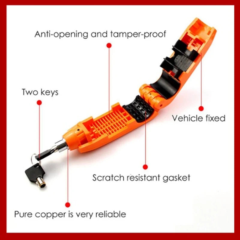 Universal Motorcycle Handlebar Lock Anti-theft Accelerator Brake Lock Motorcycle Accessories