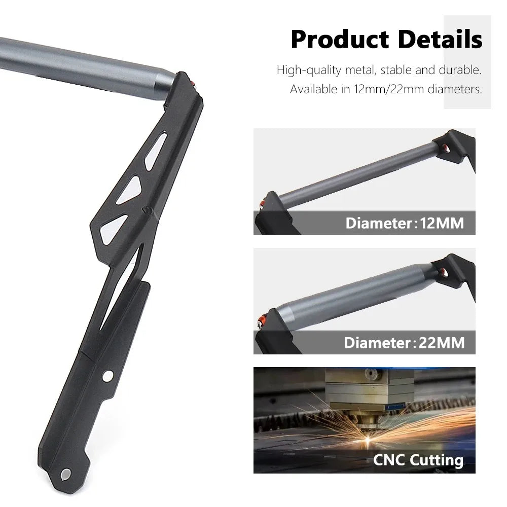 New 800MT 2023 Motorcycle Accessories Phone Holder Support GPS Navigation Bracket 12/22mm Fit For CFMOTO 800 MT 800mt 800 mt