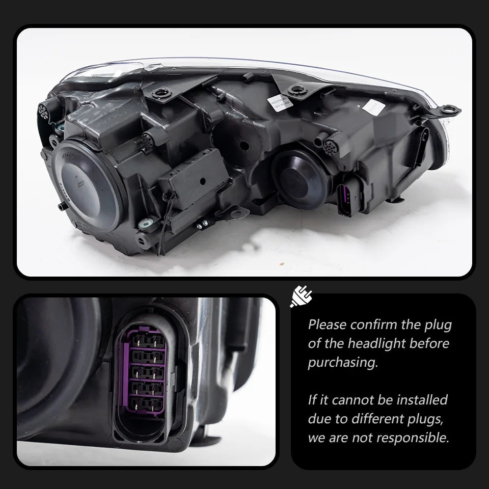 Car Lights for VW Golf6 Golf 6 MK6 Headlight 2009-2012 R20 GTI Head Lamp Drl Projector Lens Automotive Accessories