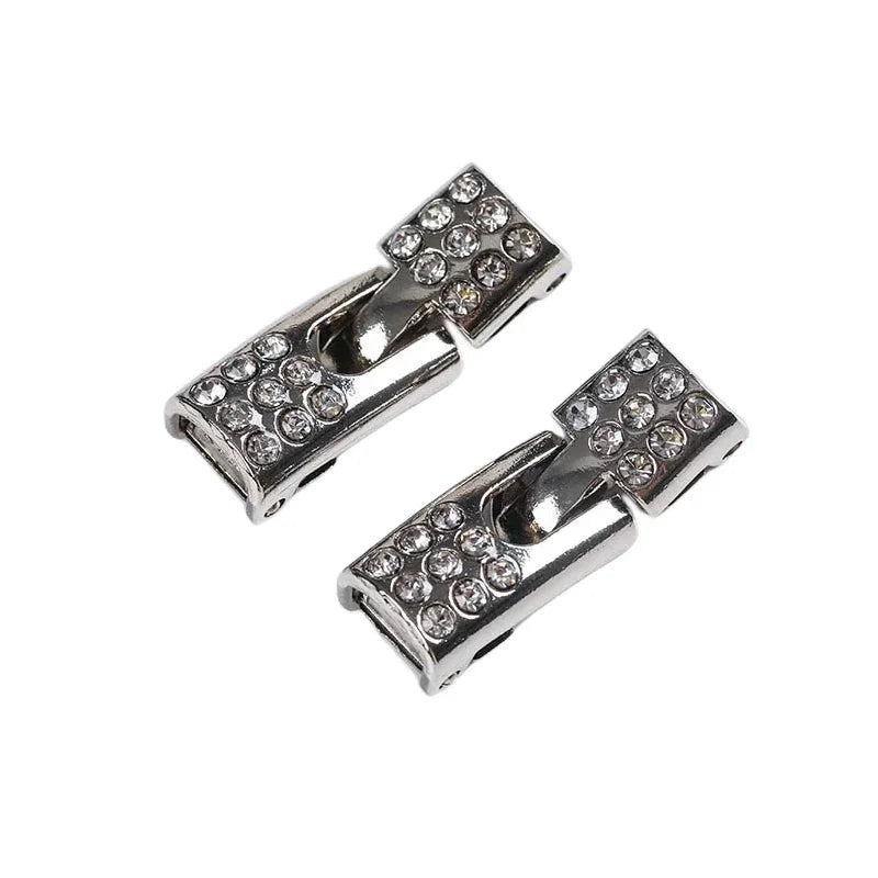 Elastic Laces Sneakers Diamond Cross Locks Shoelaces Without ties Kids Adult 8MM Width No Tie Shoe laces Rubber Bands Shoelace