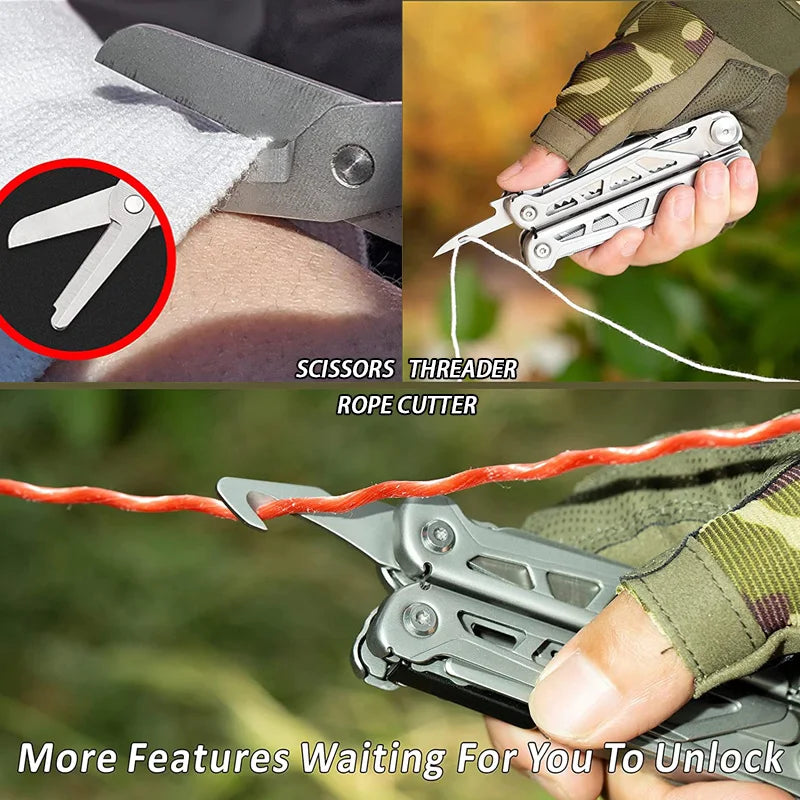 Multitools Knife Pliers Hand Diy Multi Tools Multi-tool Clamp Folding Knives Scissor Cutters EDC Survival Gear Manual Pliers