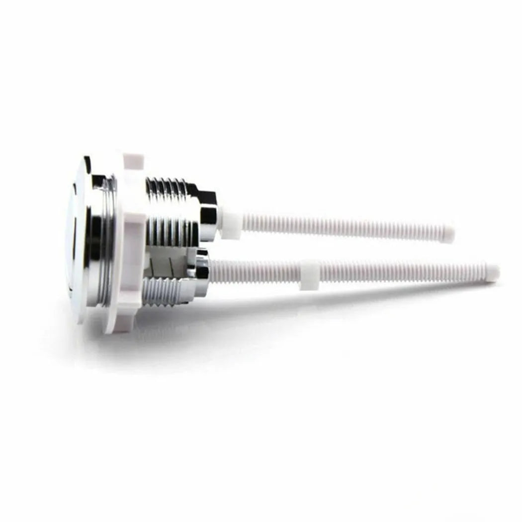 1pcs 38mm Dual Flush Toilet Round Valve Push Button Water Saving Shut Off Tool ABS Bi-Crescent For Bathroom Toilet Cisterns