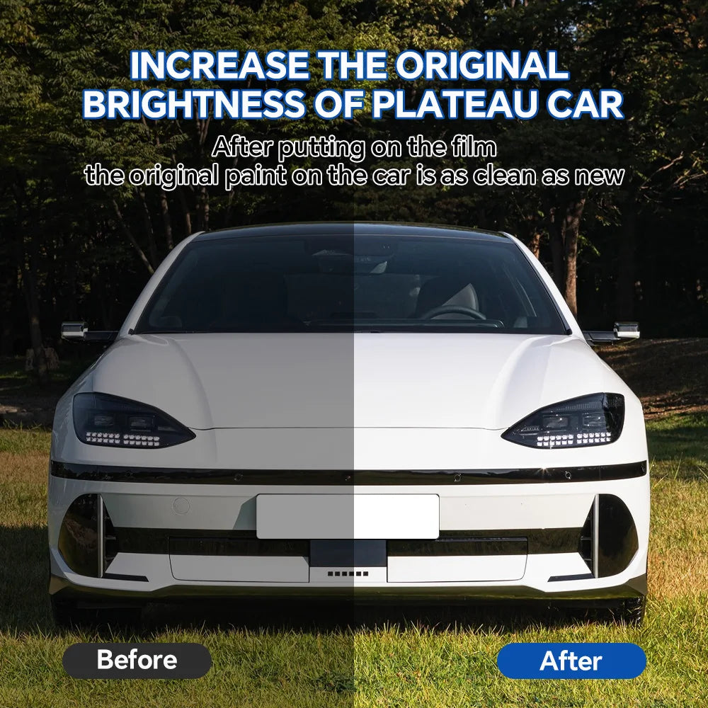PFCC for Hyundai Ioniq 6 2023 2024 Car Body Precut Sticker Paint Protection Film Anti-Scratch TPU Clear Bra PPF Decal 8.5mil