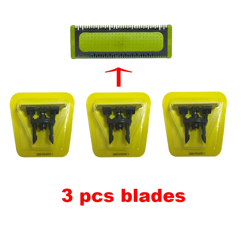 Electric Trimmer Shaver Replacement Kit for OneBlade Compatible with QP2520 QP2530 QP2630 QP6510 QP6520 QP2523 - New Model