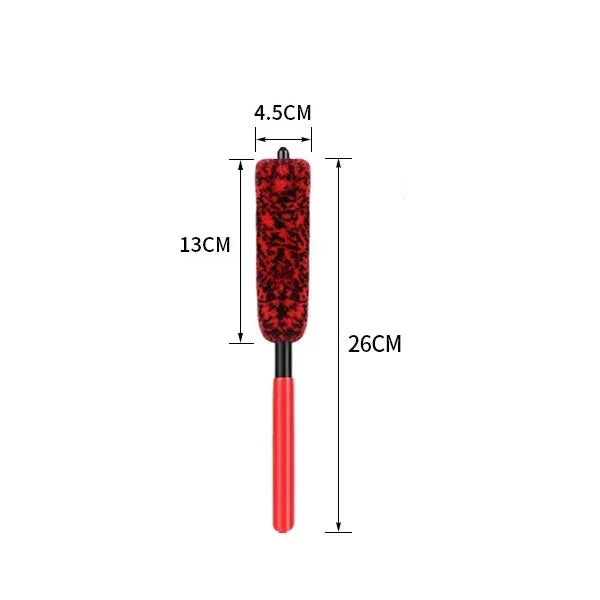 Auto Wheel Detailing Brush Bendable Wheel Woolies for Car Rim Tire Washing Easily Clean Hard-To-Reach Areas Car Cleaning Tools