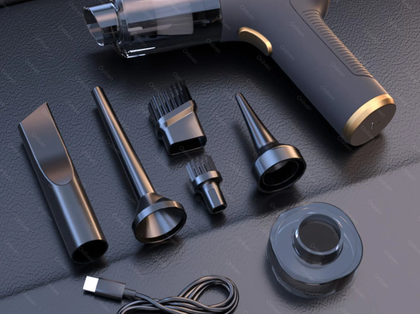 SZUK 98000PA Car Vacuum Cleaner Mini Powerful Cleaning Machine Strong Suction Handheld for Car Wireless Portable Home Appliance