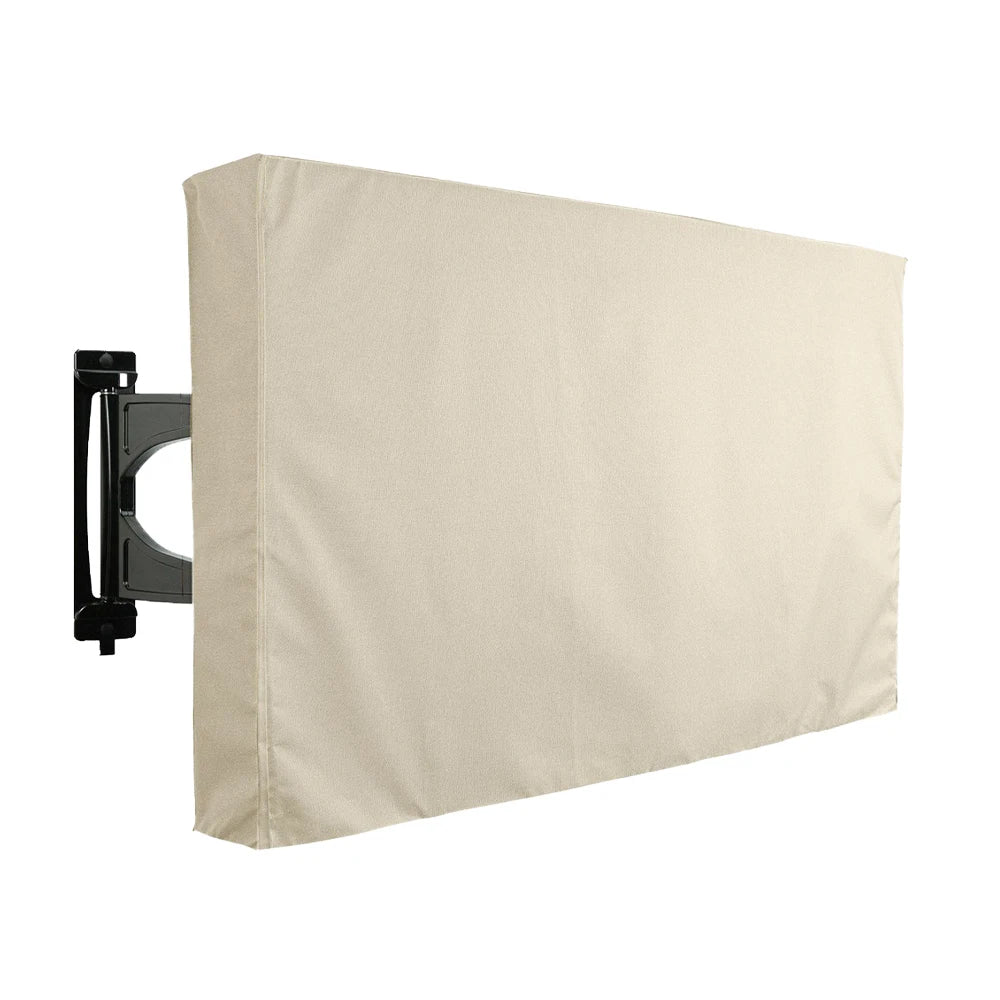 Outdoor TV Screen All-Purpose Dust Cover Black LCD Television Waterproof Resistant Protect Bag 24" 38" 42" 48" 52" 65inch