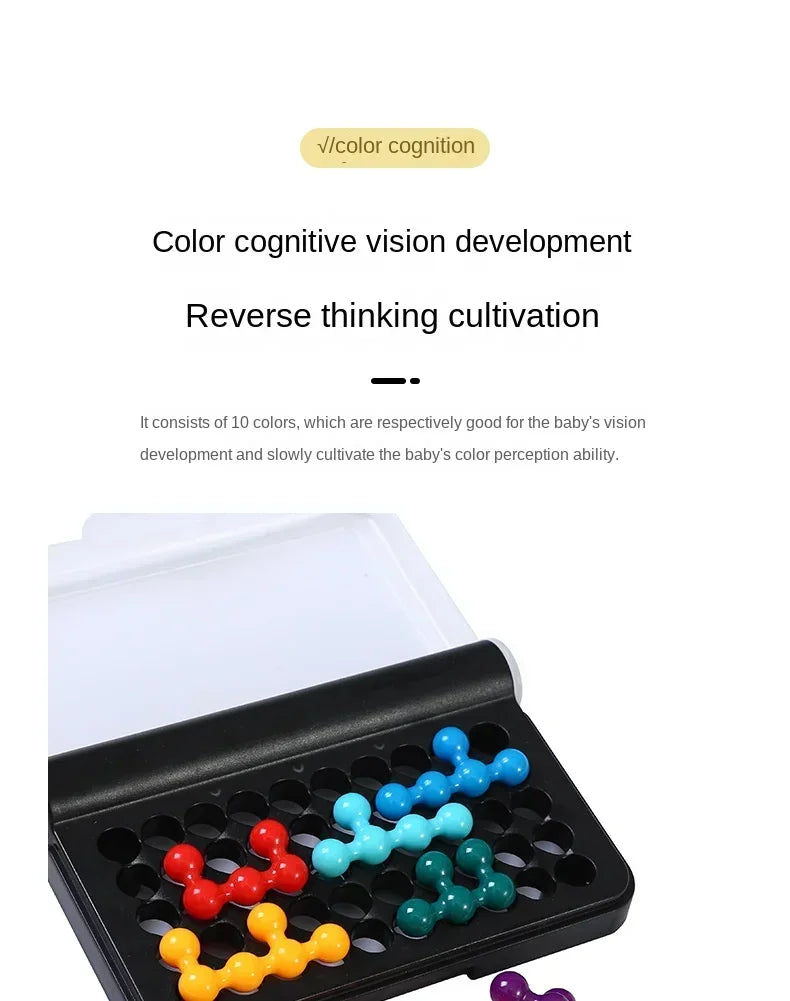 New Smart Pyramid Development Intelligence Magic Beads Children's Logical Thinking Training Puzzle Toys Smart Battle