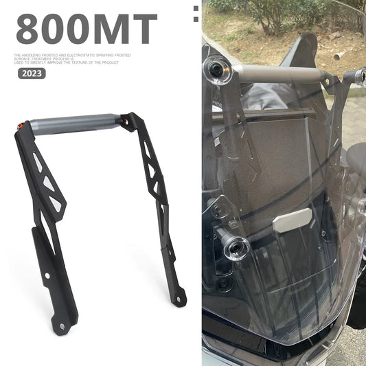 New 800MT 2023 Motorcycle Accessories Phone Holder Support GPS Navigation Bracket 12/22mm Fit For CFMOTO 800 MT 800mt 800 mt